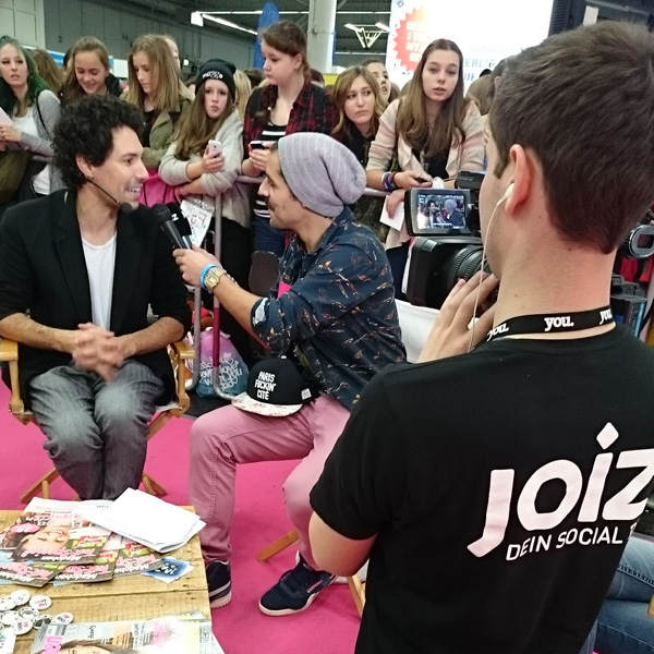 Boris Entrup wird interviewt