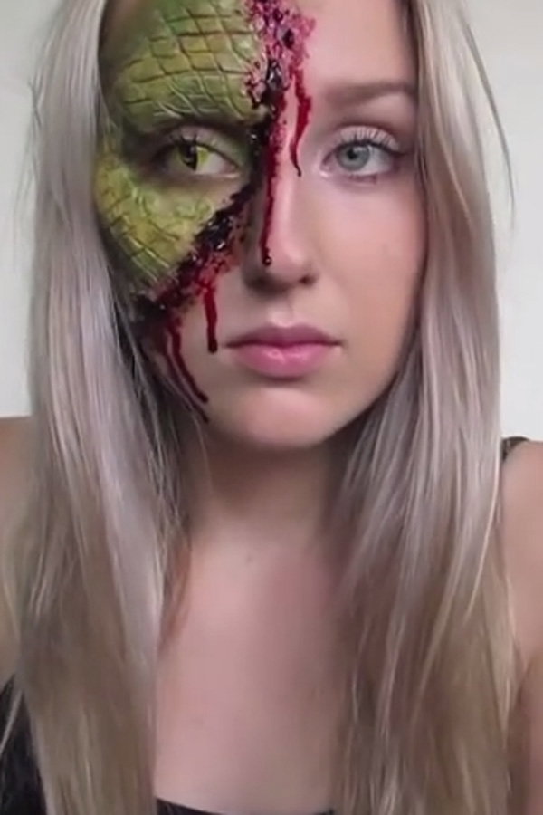 Schmink-Tutorial: Reptil