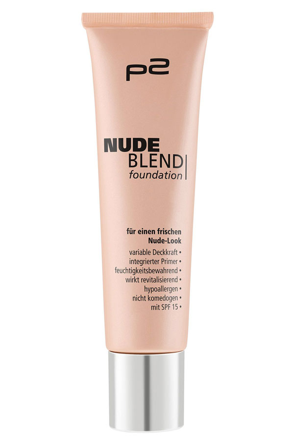 p2 cosmetics nude blend foundation
