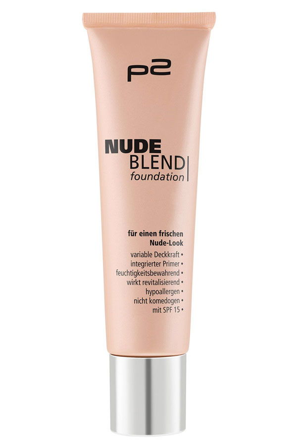 p2 cosmetics nude blend foundation