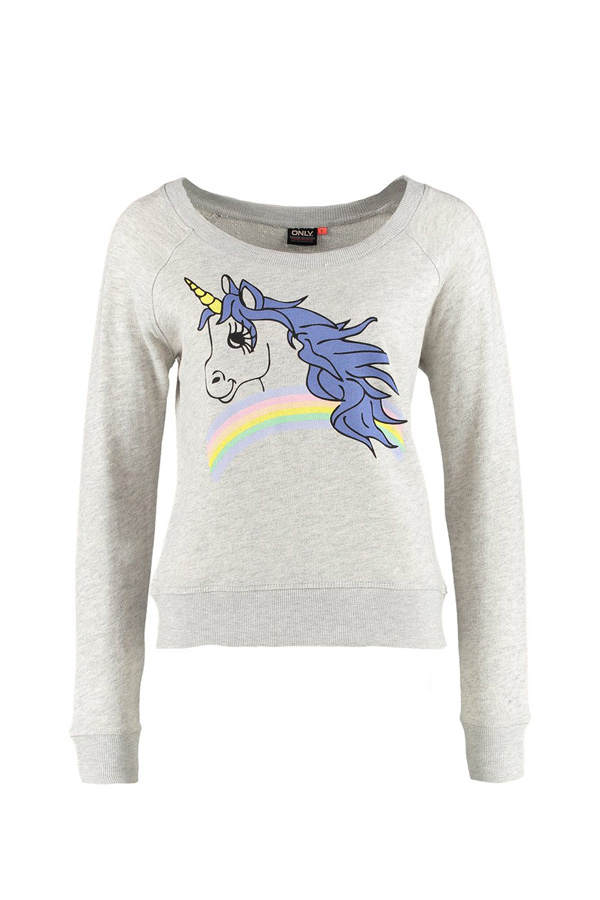Einhorn-Pullover von Only