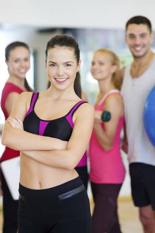 Im Fitnessstudio kann man auch toll flirten!