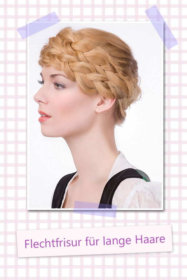 Haarkranz für lange Haare