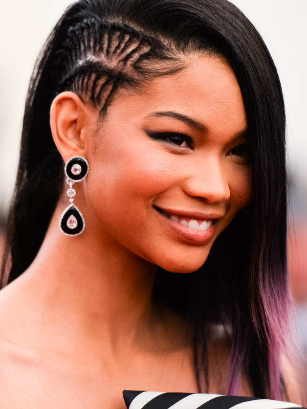 Chanel Iman mit Fake-Sidecut