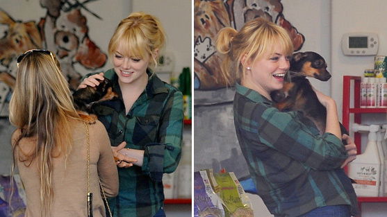 Emma Stone hat ein Herz für Tiere