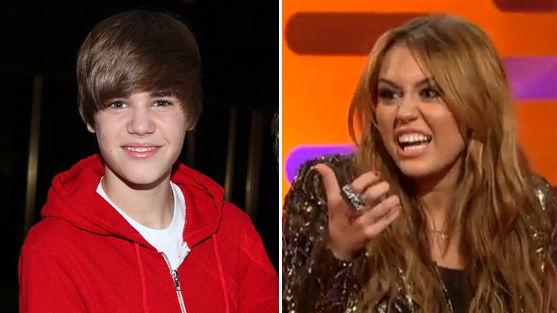 Justin Bieber spielt Miley Cyrus Telefonstreich