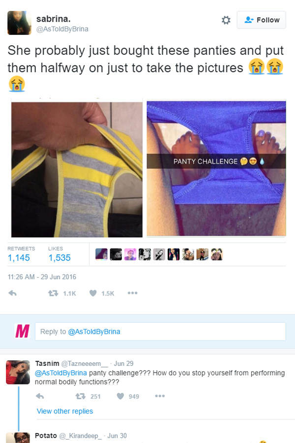 Die Unterhosen-Challenge