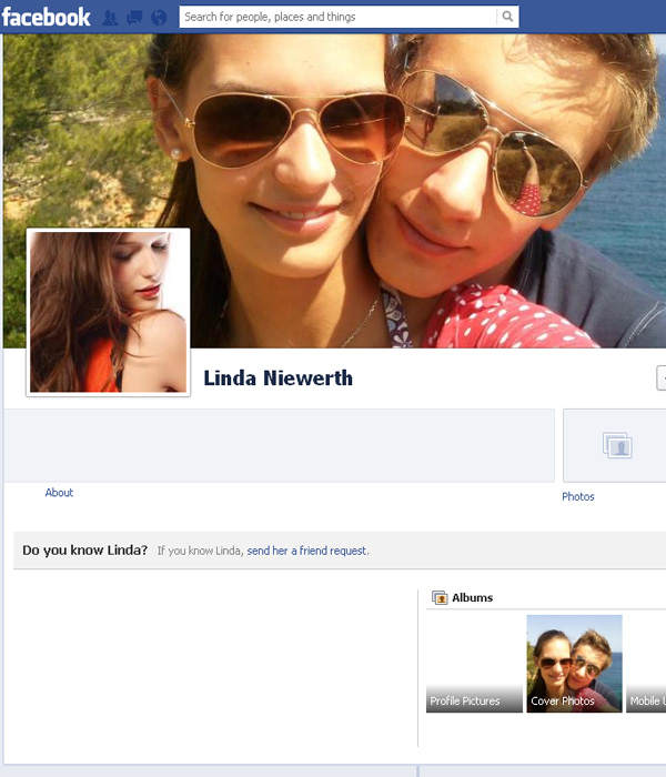 Facebook-Profil von Linda Niewerth