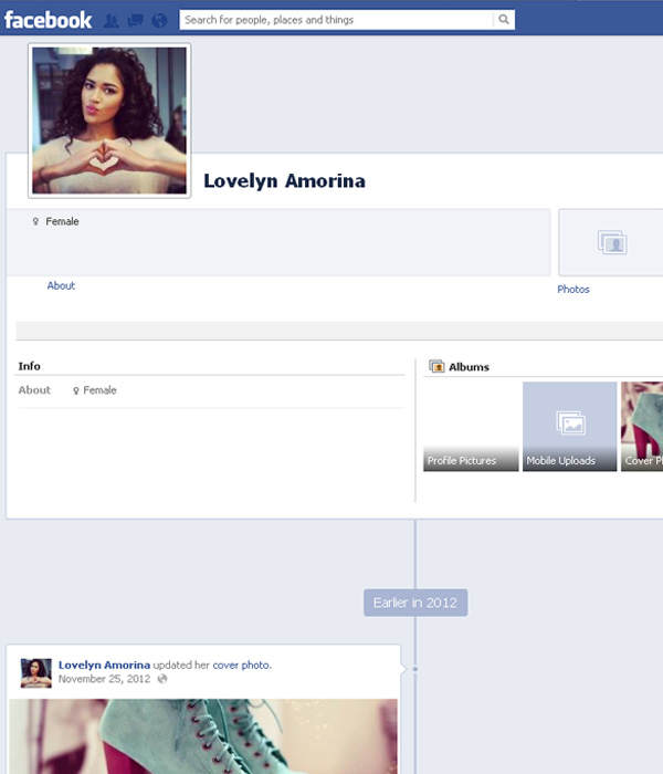 Facebook-Profil von Lovelyn Enebechi