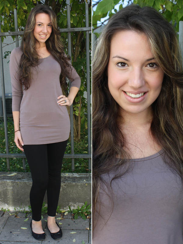 Olivia beim GNTM-Casting