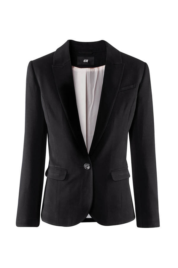 Schlichter, schwarzer Blazer