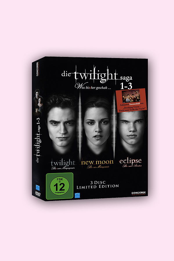 Die Twilight Saga 1 bis 3 - DVD-Box