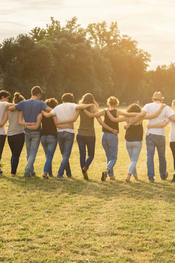 Jungs über Gruppenzwang