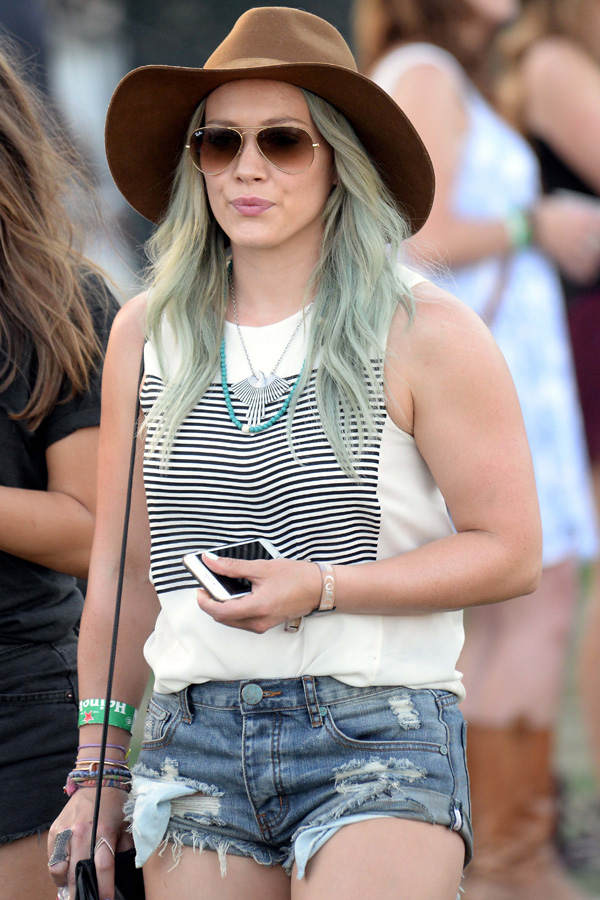 Hilary Duff: lässig auf Coachella