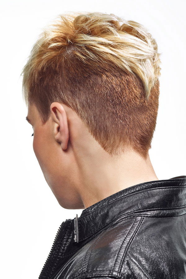 Pixie Cut Ansicht hinten