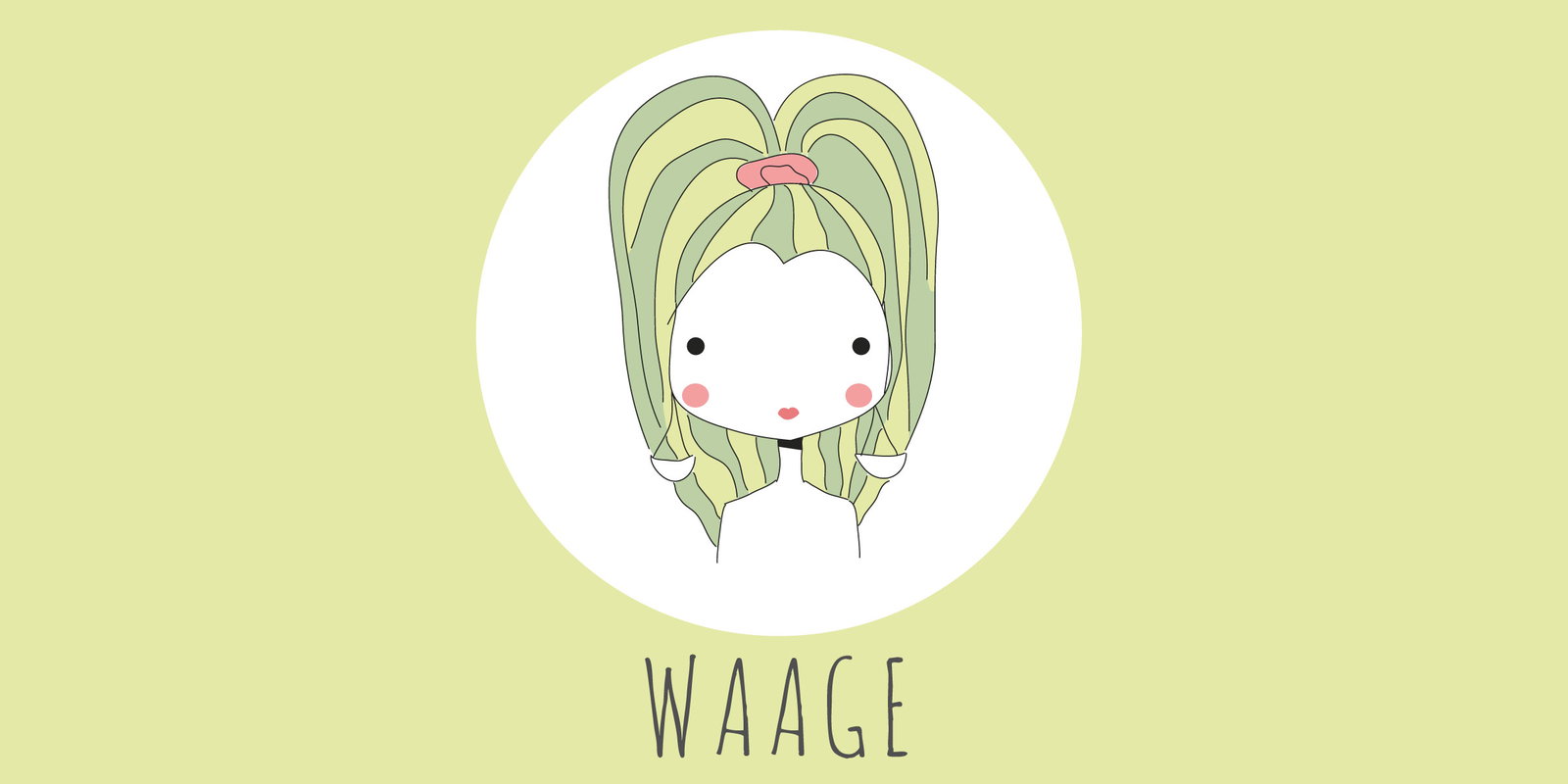 Sternzeichen Waage Quer