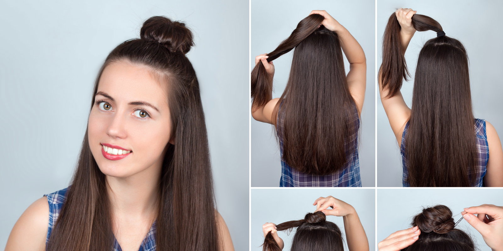 Half Bun: So gelingt die coole Frisur Quer