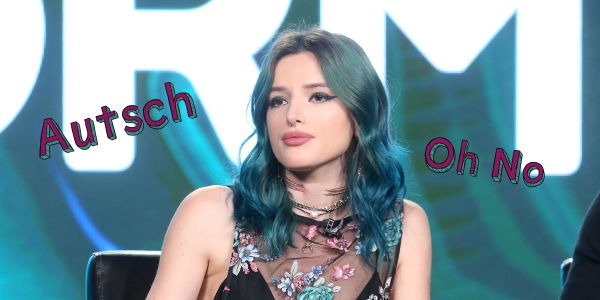 Bella Thornes Haut schält sich nach chemischem Peeling komplett ab