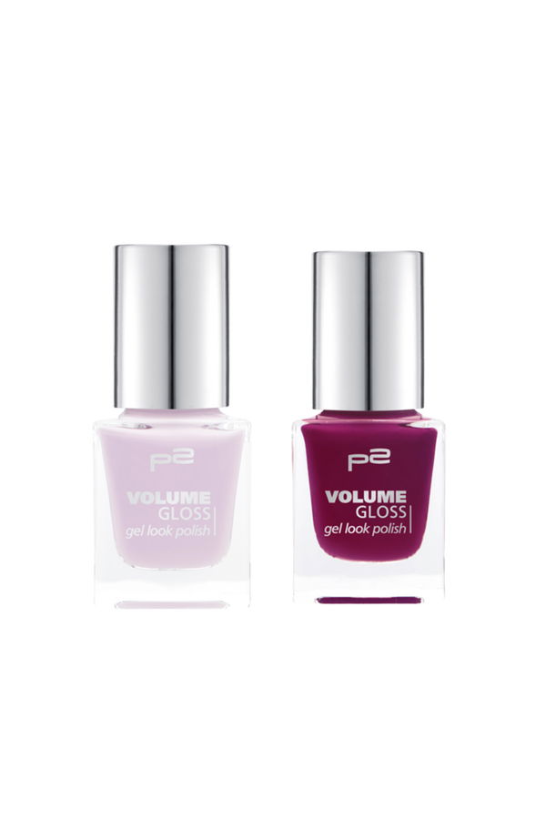 p2 Nagellack in Lila-Tönen