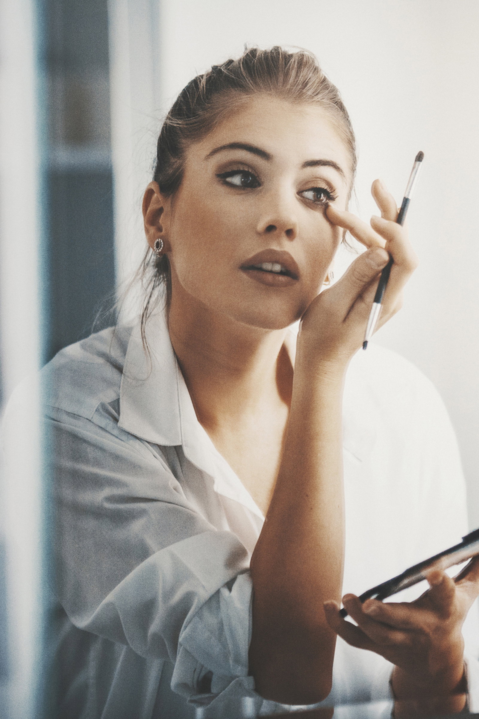 Schul-Make-up: Lidschatten