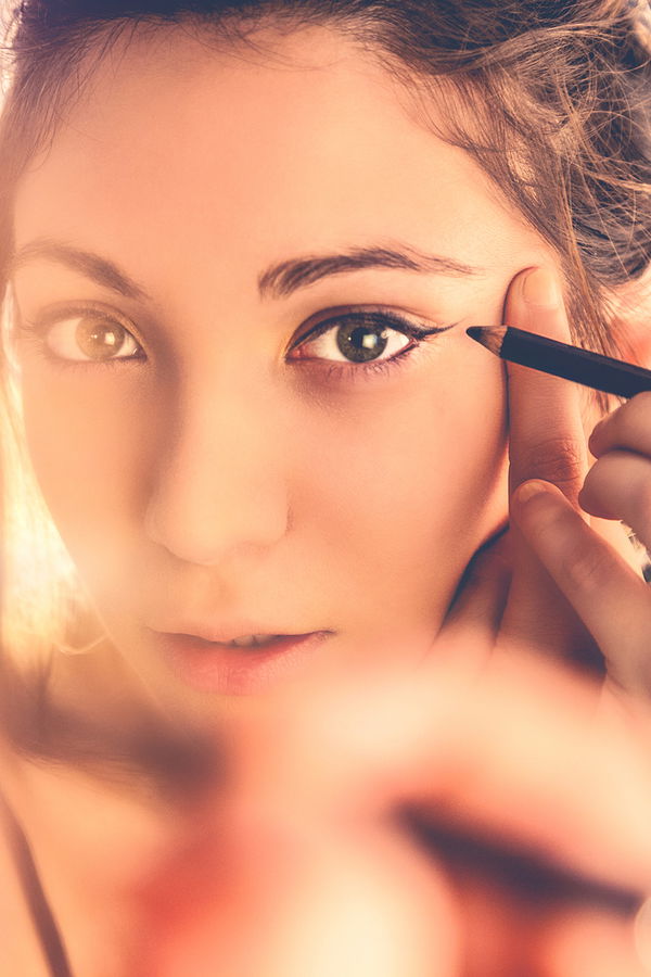 Schul-Make-up: Eyeliner