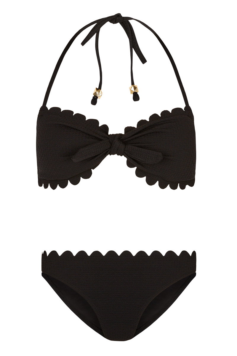Schwarzer Bikini mit Schleife von Accessorize