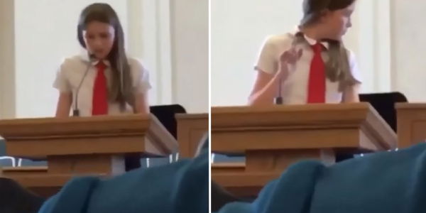 Coming-out in der Kirche: 12-Jährige outet sich, dann wird ihr das Mikro abgedreht
