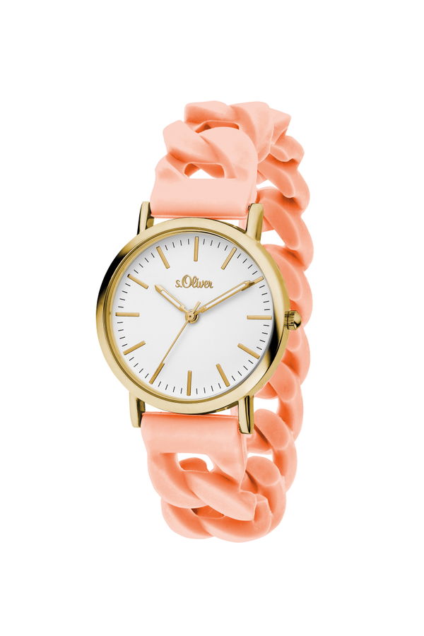 Uhr mit Silikonband von S. Oliver