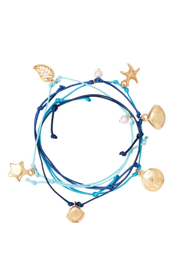 Armband-Set mit Muscheln und Seesternen von NKD