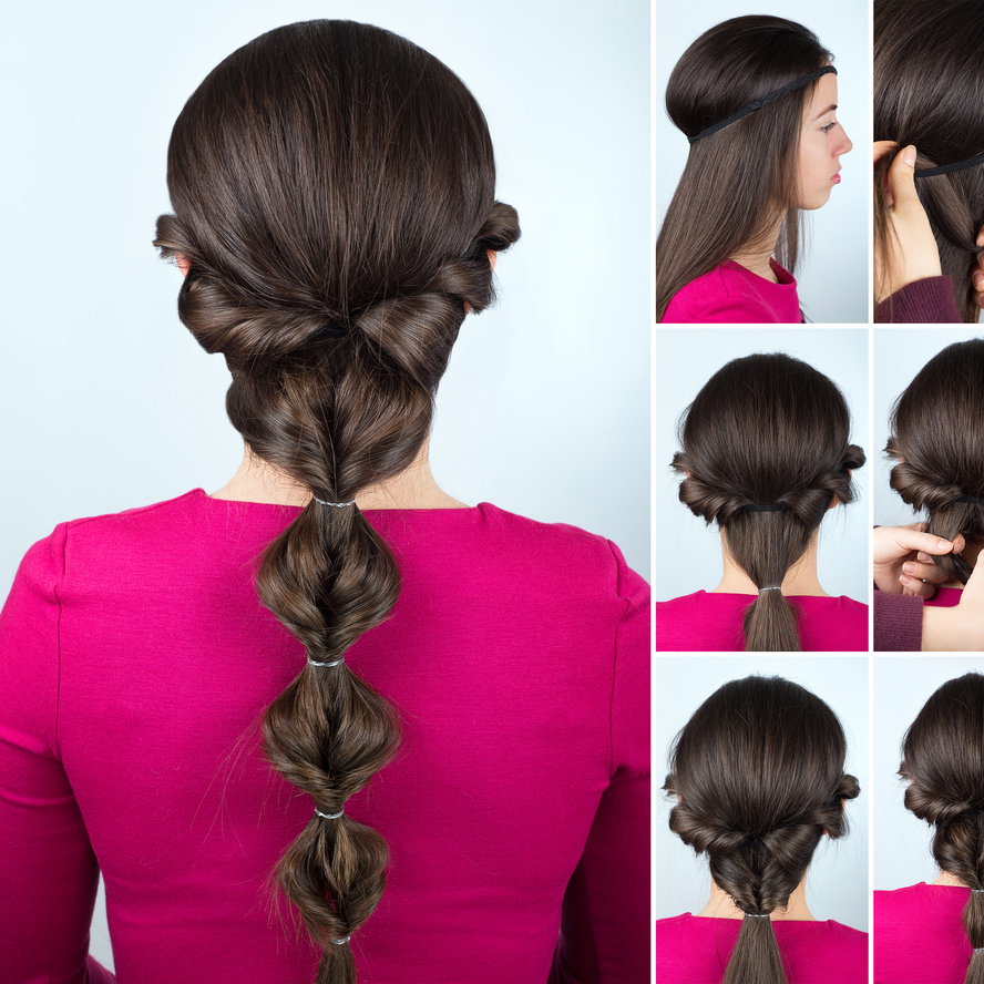 2. Bubble Ponytail