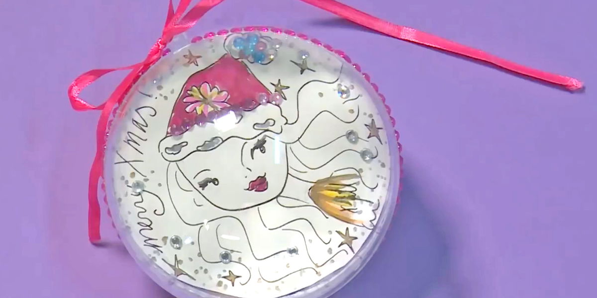 DIY Weihnachtskugel: So bastelst du sie!