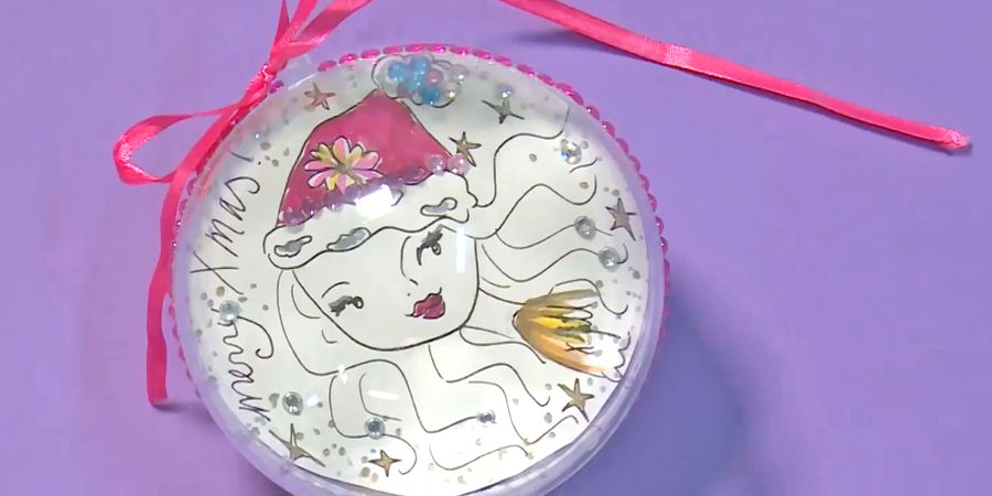 DIY Weihnachtskugel: So bastelst du sie!