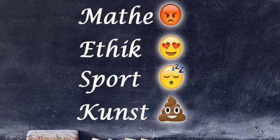 Gibt es bald Emojis statt Schulnoten?