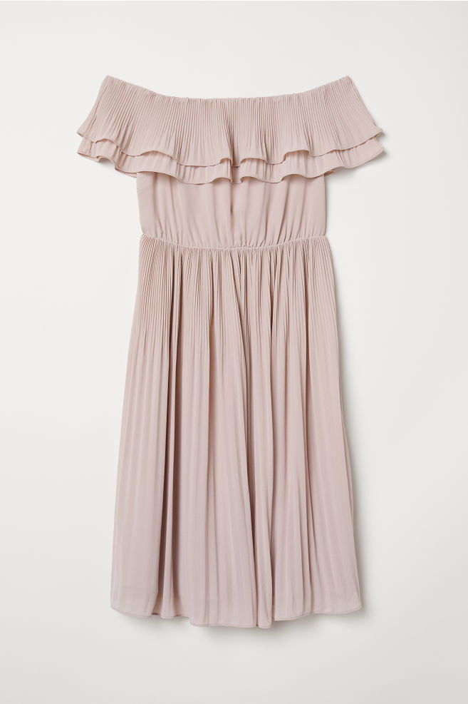 Off-Shoulder Kleid von H&M