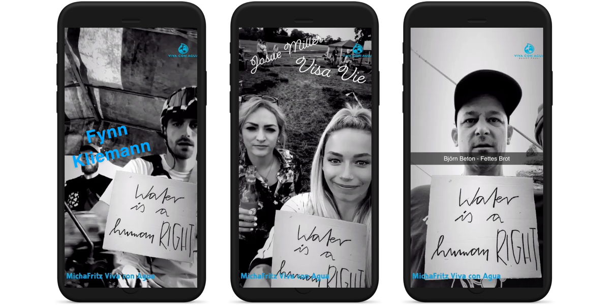 Snap for Water: Snpachat nutzen und anderen Menschen helfen