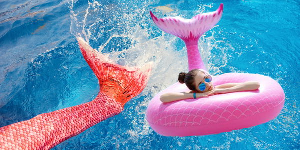 Sommer-Trend 2019: Meerjungfrau-Schwimmring