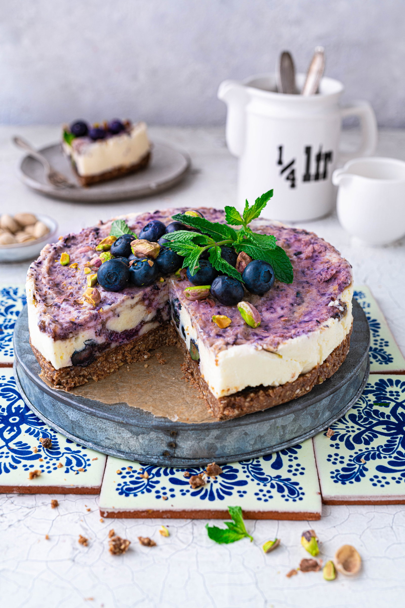 Für Genießer: Unser Rezept für Blaubeer-Torte ohne Backen