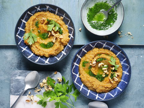 Unser Rezept für Amarant-Polenta liefert eine Extraportion Ballaststoffe